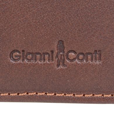 Кошелёк мужской Gianni Conti из натуральной кожи 587116-brown