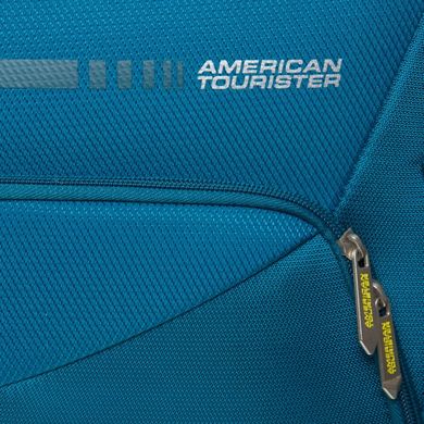 Чемодан текстильный SUMMERFUNK American Tourister на 4 сдвоенных колесах 78g.051.003 бирюзовый