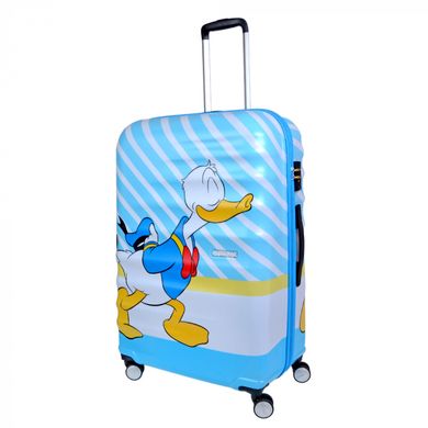 Детский чемодан из abs пластика Wavebreaker Disney American Tourister на 4 сдвоенных колесах 31c.021.007