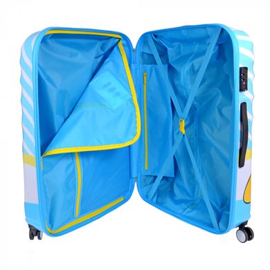 Дитяча валіза з abs пластика на 4 здвоєних колесах Wavebreaker Disney Donald Duck American Tourister 31c.021.007