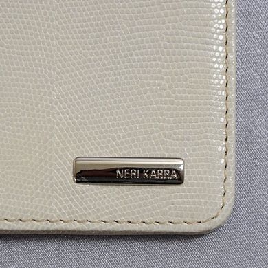 Обкладинка для паспорта з натуральної шкіри Neri Karra 0040.cream-1