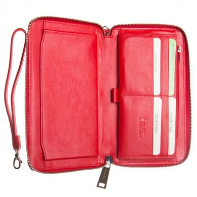 Барсетка гаманець Gianni Conti з натуральної шкіри 2458413-red