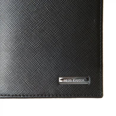Обкладинка для паспорта з натуральної шкіри Neri Karra 0040.47.01/301.01 чорна