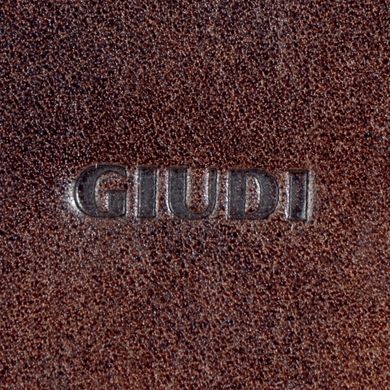 Кредитница Giudi з натуральної шкіри 6331/gd-08 темно коричнева