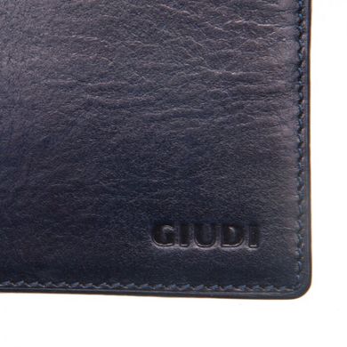 Затиск для грошей Giudi з натуральної шкіри 6779/gd-07 синій
