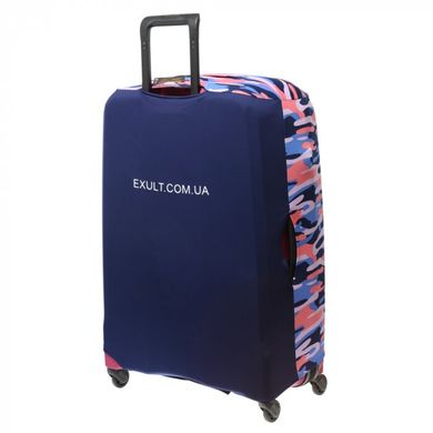 Чехол для чемодана из ткани EXULT case cover/camouflage-blue/exult-m