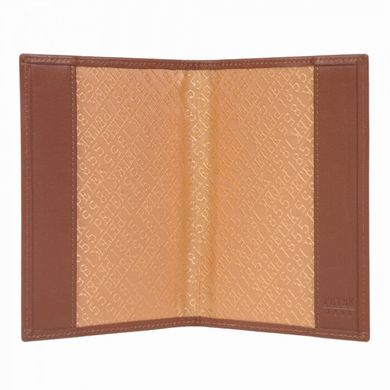Обложка для паспорта Petek из натуральной кожи 581-4000-04 коричневый