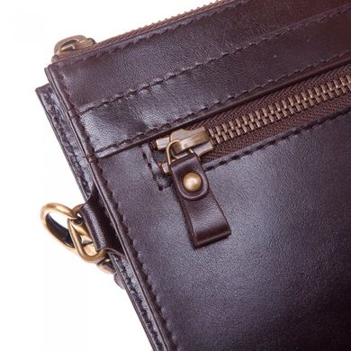 Борсетки гаманець Petek з натуральної шкіри 702-6000-02 коричневий