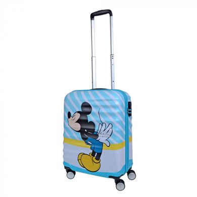 Детский чемодан из abs пластика Wavebreaker Disney American Tourister на 4 сдвоенных колесах 31c.031.001