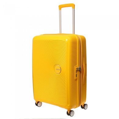 Чемодан из полипропилена SoundBox American Tourister на 4 сдвоенных колесах 32g.006.002 желтый