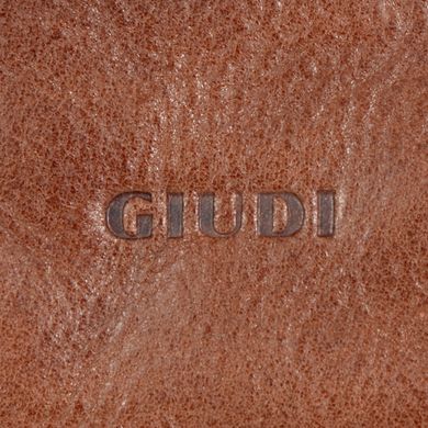 Монетниця Giudi з натуральної шкіри 6456/gd-02  коричнева