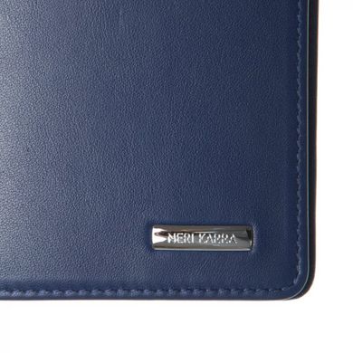 Обкладинка для паспорта з натуральної шкіри Neri Karra 0040.3-01.92 синій