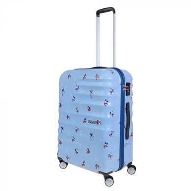 Детский чемодан из abs пластика Wavebreaker Disney American Tourister на 4 сдвоенных колесах 31c.061.004
