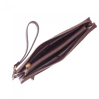 Борсетка кошелек Petek из натуральной кожи 702-6000-02 коричневый