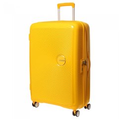 Чемодан из полипропилена SoundBox American Tourister на 4 сдвоенных колесах 32g.006.003 желтый