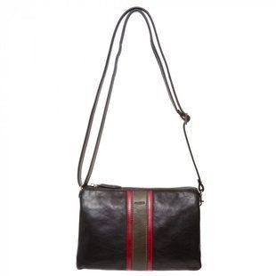 Сумка жіноча Gianni Conti з натуральної шкіри 973879-black multi