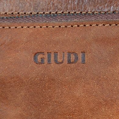 Сумка чоловіча Giudi з натуральної шкіри 11672/tm/dev-02 коричневий