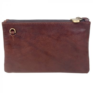 Барсетка гаманець Gianni Conti з натуральної шкіри 912201-dark brown
