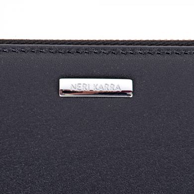 Барсетка-кошелёк из натуральной кожи Neri Karra 4102.3-01.01 черный