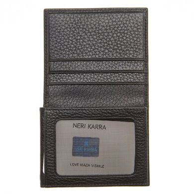 Кошелек универсальный Neri Karra из натуральной кожи 0395.55.01 черный