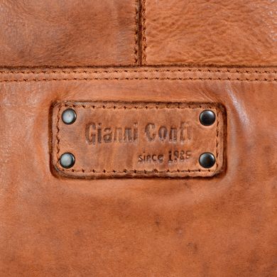 Сумка дорожня Gianni Conti з натуральної шкіри 4202748-tan