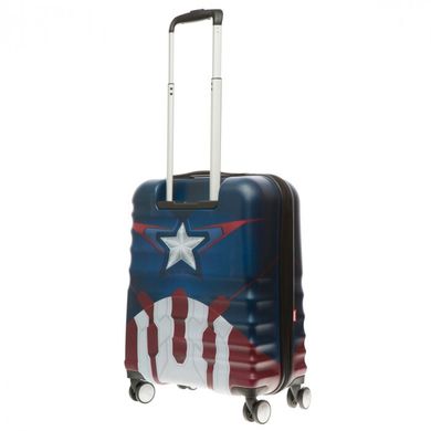 Дитяча валіза з abs пластика на 4 здвоєних колесах Wavebreaker Marvel Captain America American Tourister 31c.022.002