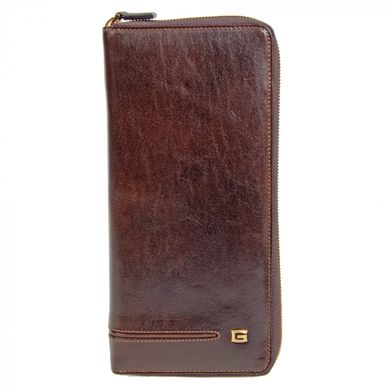 Борсетка-гаманець Giudi з натуральної шкіри 6965/gd/col-ke коричнева