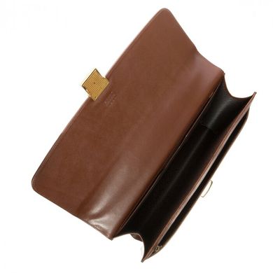 Класичний портфель Petek з натуральної шкіри 892/2-041-02 коричневий