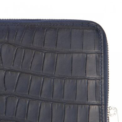 Барсетка-гаманець з натуральної шкіри Neri Karra 0948.37.107 синій