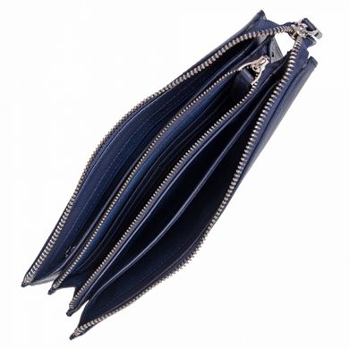Барсетка гаманець Cerruti1881 з натуральної шкіри cema03617m-blue