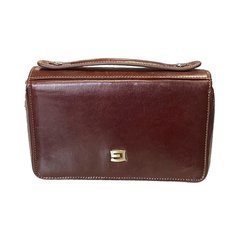Борсетка-гаманець Giudi з натуральної шкіри 4647/gd-02 коричнева