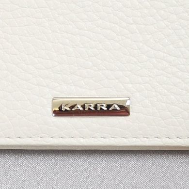 Кредитница из натуральной кожи Karra k10044.803.12 белая