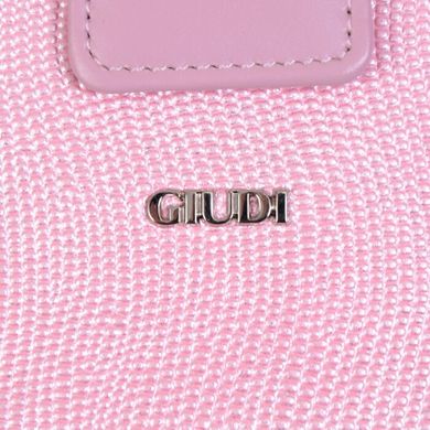 Гаманець жіночий Giudi з натуральної шкіри 6525/lgp/q/syr-1c1 рожевий