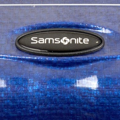 Валіза з поліпропілену (Curv) C-lite Samsonite на 4 здвоєних колесах cs2.001.003 синій