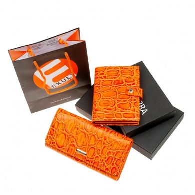 Подарочный набор Neri Karra из натуральной кожи 0562/0031.1-20.37 оранжевый