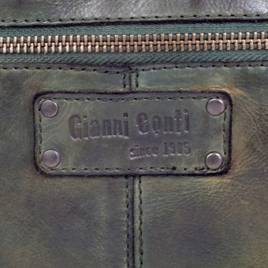 Рюкзак Gianni Conti з натуральної шкіри 4203323-green