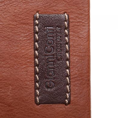 Гаманець чоловічий Gianni Conti з натуральної шкіри 997220-leather/dark brown