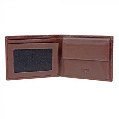 Кошелёк мужской Petek из натуральной кожи 202-041-02 коричневый