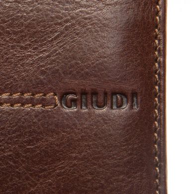 Гаманець чоловічий Giudi з натуральної шкіри 6733/gd-02 коричневий