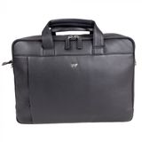 Кожаные сумки-портфели: Сумка-портфель Braun Buffel из натуральной кожи 90674-051-010 черный