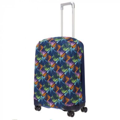 Чохол для валізи з тканини EXULT case cover/square-blue/exult-xl