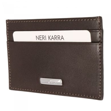 Кредитница з натуральної шкіри Neri Karra 0134s.3-01.49 коричневий