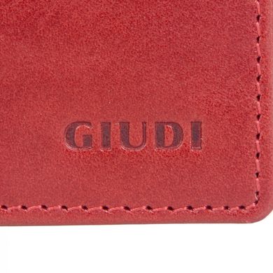 Затискач для грошей Giudi з натуральної шкіри 6779/gd-05 червоний