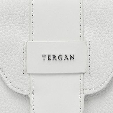 Сумка жіноча Tergan з натуральної шкіри 79984-beyaz/floater-beyaz/analin