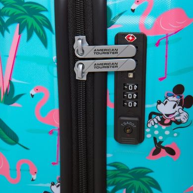 Дитяча пластикова валіза на 4х колесах Disney Funlight Minnie Miami Beach American Tourister 48c.021.001 мультиколір