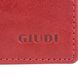 Затискач для грошей Giudi з натуральної шкіри 6779/gd-05 червоний :2