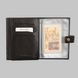 Обложка комбинированная для паспорта и прав Neri Karra из натуральной кожи 0031.07.01 черный:6
