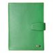 Обкладинка комбінована для паспорта та прав Petek з натуральної шкіри 595-254-09 зелена:1