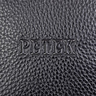 Сумка чоловіча Petek з натуральної шкіри 3876/1-46b-01 чорна