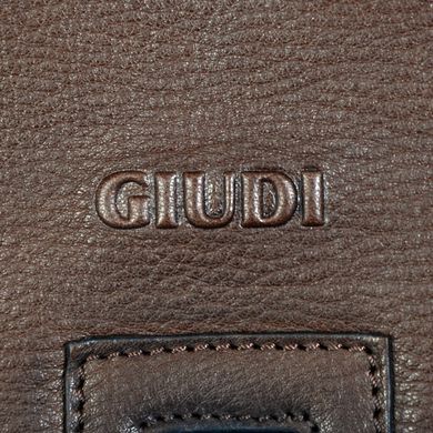 Сумка мужская Giudi из натуральной кожи 10609/vr-08 тёмно-коричневый